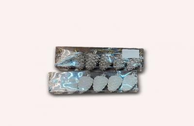 Игрушка ёлочная, уп.6шт. 7,5см. Шишки, ассорти, Darlens DL-DRL07776