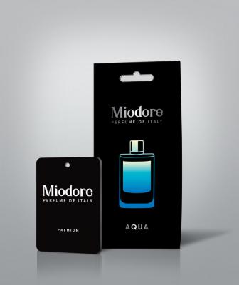 Ароматизатор картонный MIODORE Aqua (по мотивам Acqua di Gio (Armani))