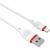 Кабель USB - Lightning 8pin, 1,0м, BOROFONE BX17, белый