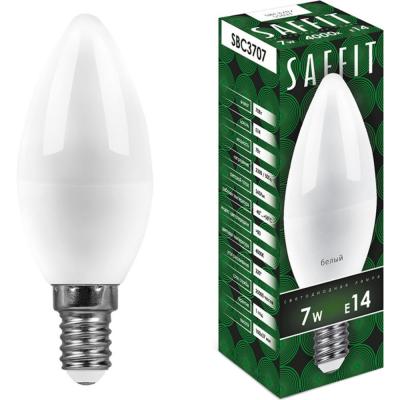 LED лампа C37/07W/4000/E14, SAFFIT /55031/