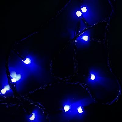 Гирлянда нитевая уличная, 50м, 240LED, 8мм син. Ч.П. LX-281