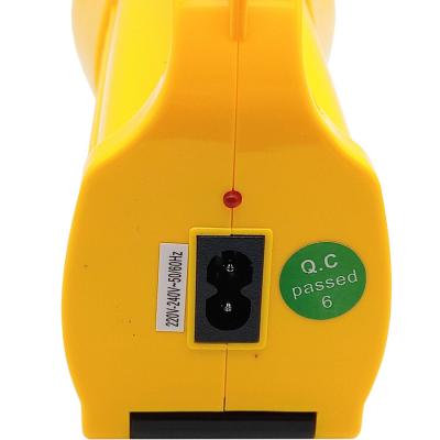 Фонарь прожектор Ultraflash "AKKU PROFI" LED3819CSM  (аккум. 9LED +12SMD LED, 2 реж) желт