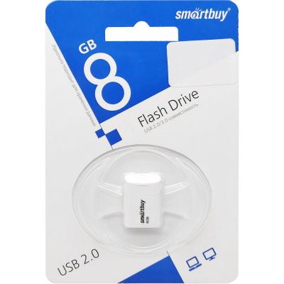USB накопитель Smartbuy 8GB LARA White (SB8GBLARA-W)
