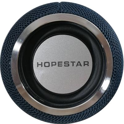 Активная колонка HOPESTAR H34 (Bluetooth, MP3, AUX, Mic) синяя***