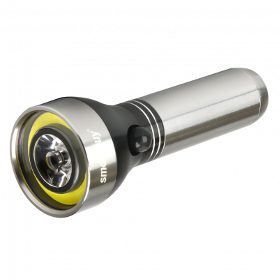 Фонарь ручной Smartbuy 1 Вт LED+3 Вт COB, алюминиевый (SBF-401-B)