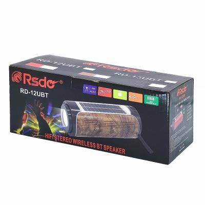 Радио RSDO RD-13UBT (USB, Bluetooth, солн. панель) черный