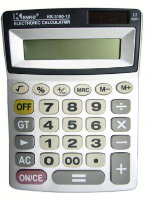 Калькулятор KENKO KK-3180-12 (12-разр.) настольный