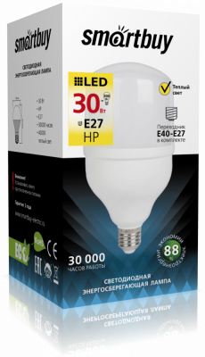 LED лампа HP/30W/4000/E27, Smartbuy