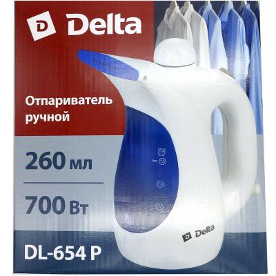Отпариватель ручной DELTA DL-654Р белый/синий