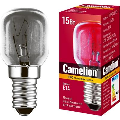 Лампа Camelion 15/PT/CL/E14 д/духовок