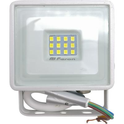 LED прожектор 10W, 6400K, IP65, 220V, белый, LL-918 /29491/